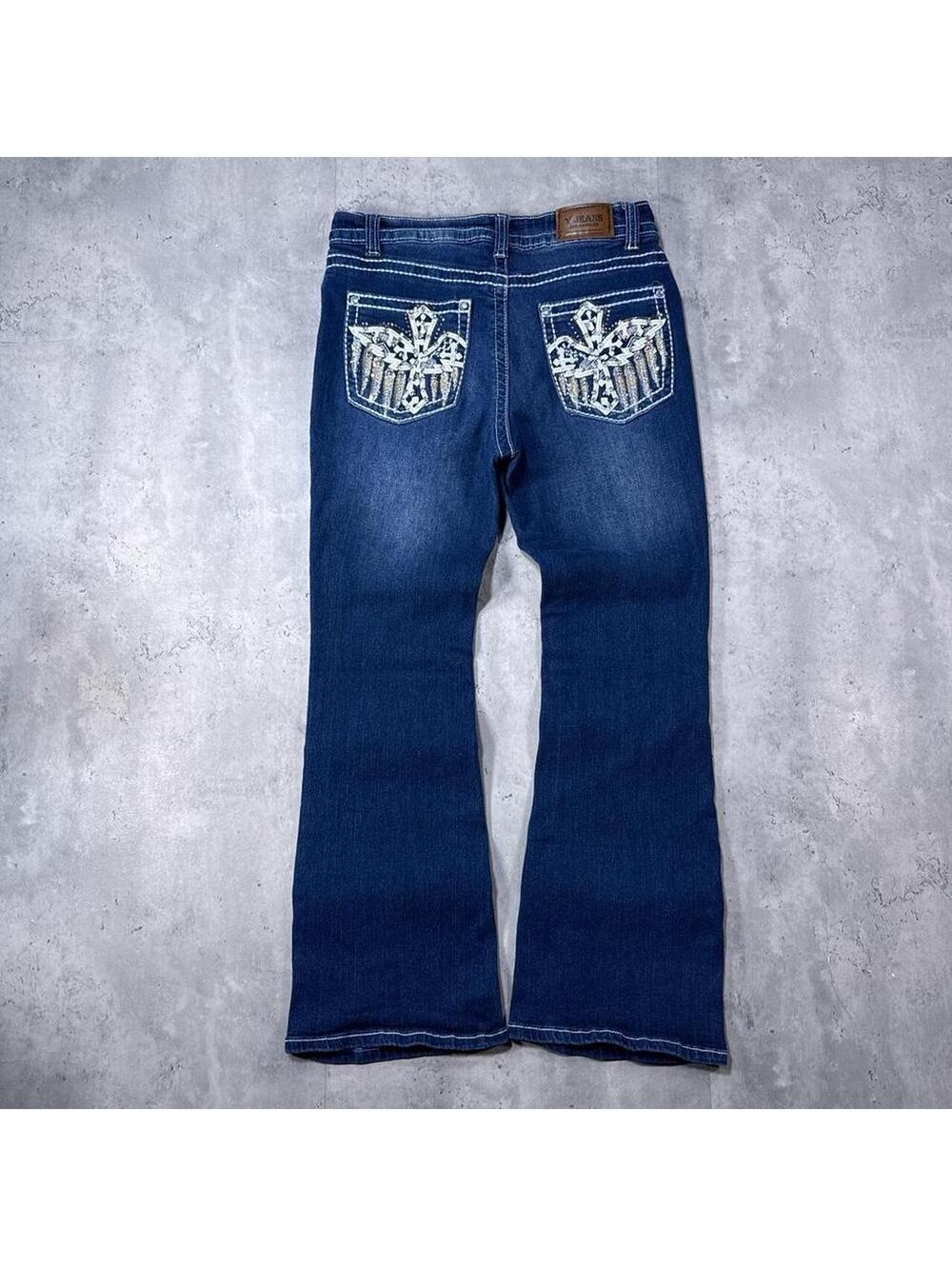 Y2K Y Jeans 00s Flared Denim Blue Jeans